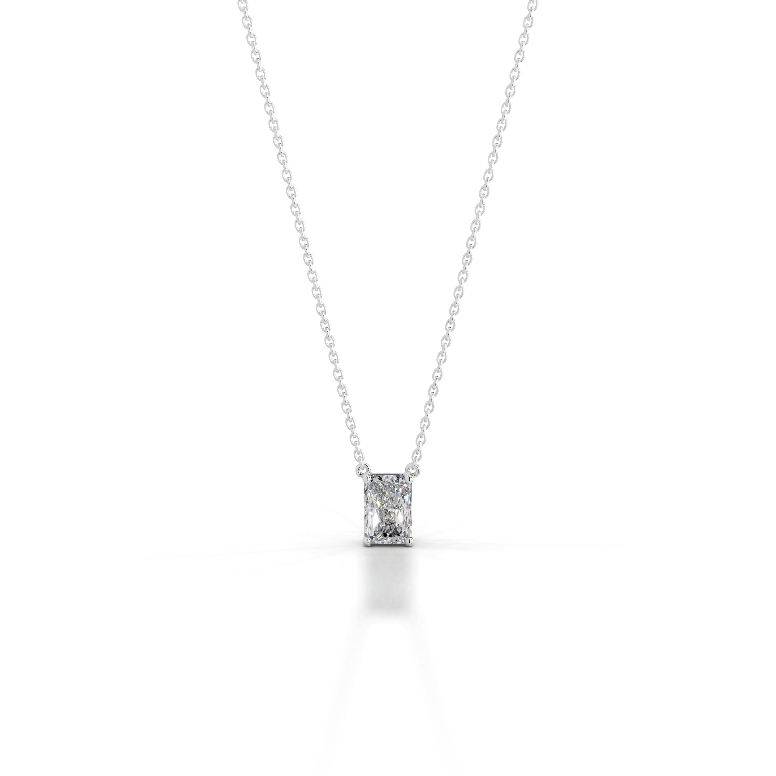 Mary Lab Grown Diamond Pendant - 18K White Gold、mySite、hinf8tx79