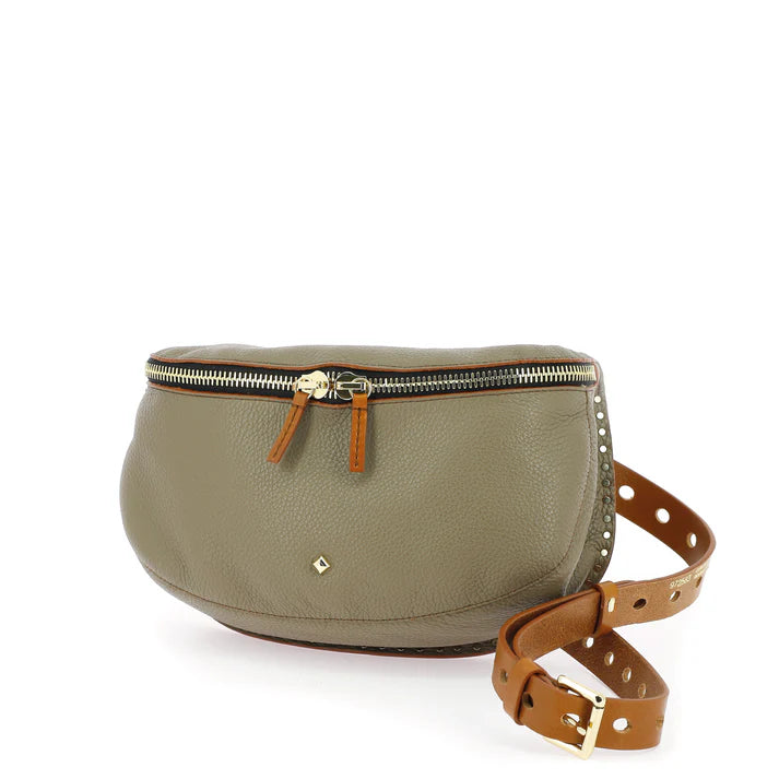 Herbert Frere Soeur La Grande Lili Adria Handbag, Camel/Taupe、mySite、noshort