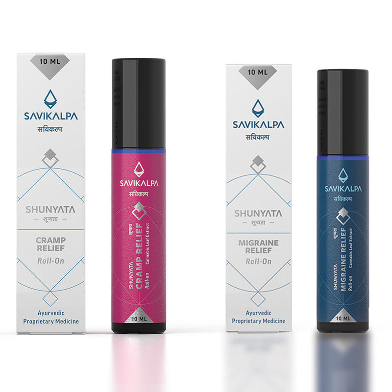 Combo pack for Relief from Headaches & Menstrual Cramps | Migraine Relief 10 ml & Cramp Relief 10 ml、mySite、camillekostekn