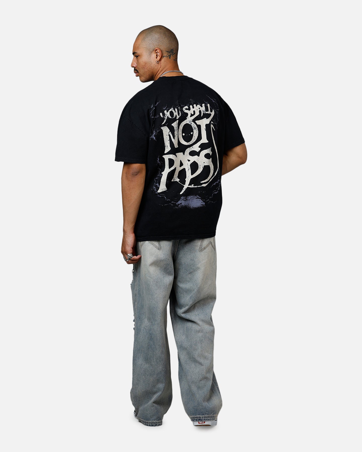 American Thrift X The Lord Of The Rings Gandalf Heavyweight T-Shirt Black、mySite、zt4zffjzw