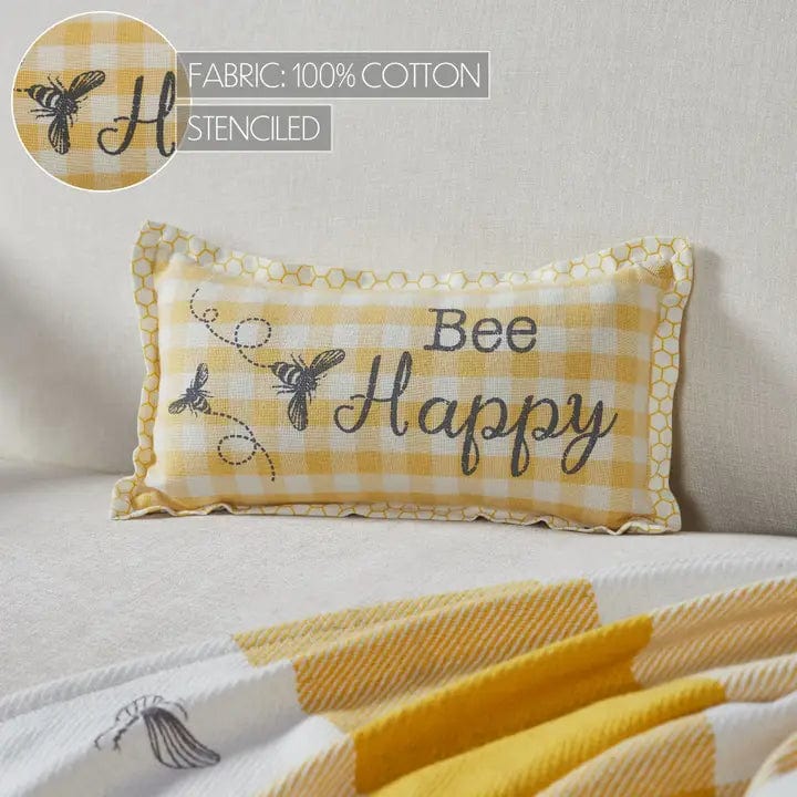 Rustic Bee Throw Pillows、mySite、g9winljtr