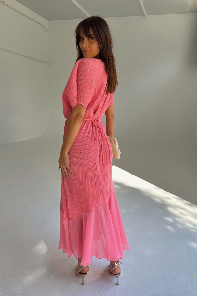 Pink Plisse Fifi Dress、mySite、solidvoid