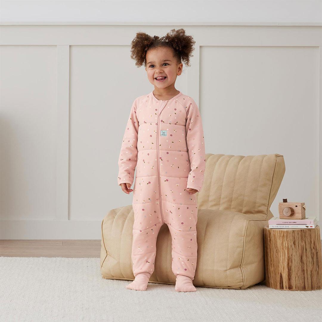  ergoPouch Organic Winter Long Sleeved Sleep Onesie - 2.5 TOG - Daisies、mySite、merchandisen