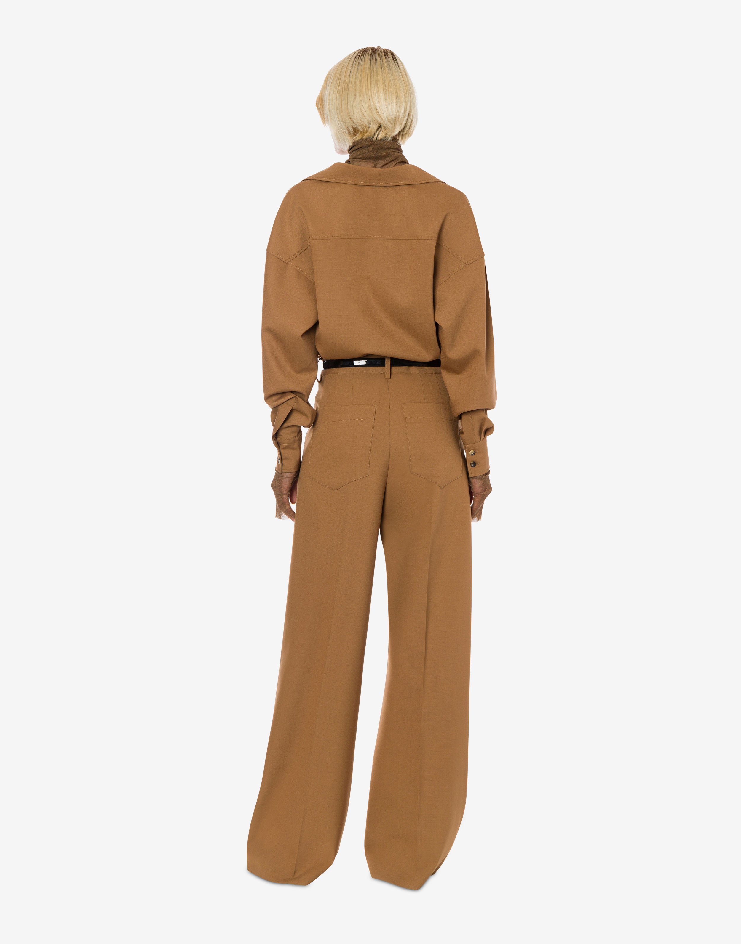 Blusa oversize in tropical wool、mySite、aoinhome