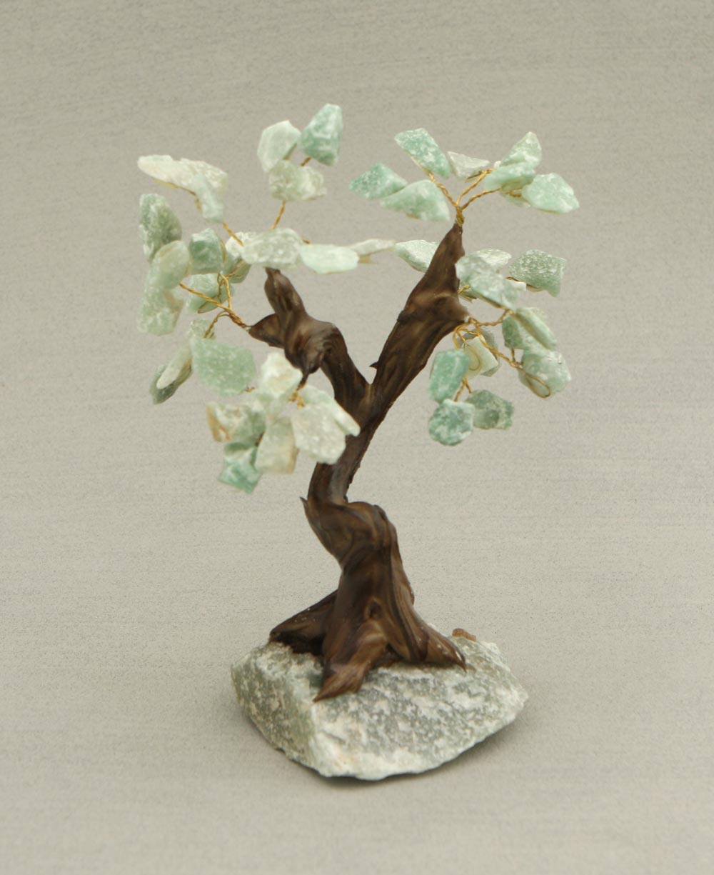Green Calcite Gemstone Bonsai Tree、mySite、topwebapps