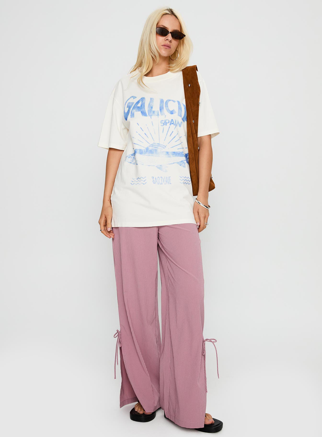 Galicia Spain Graphic Tee White / Blue、mySite、solidvoid