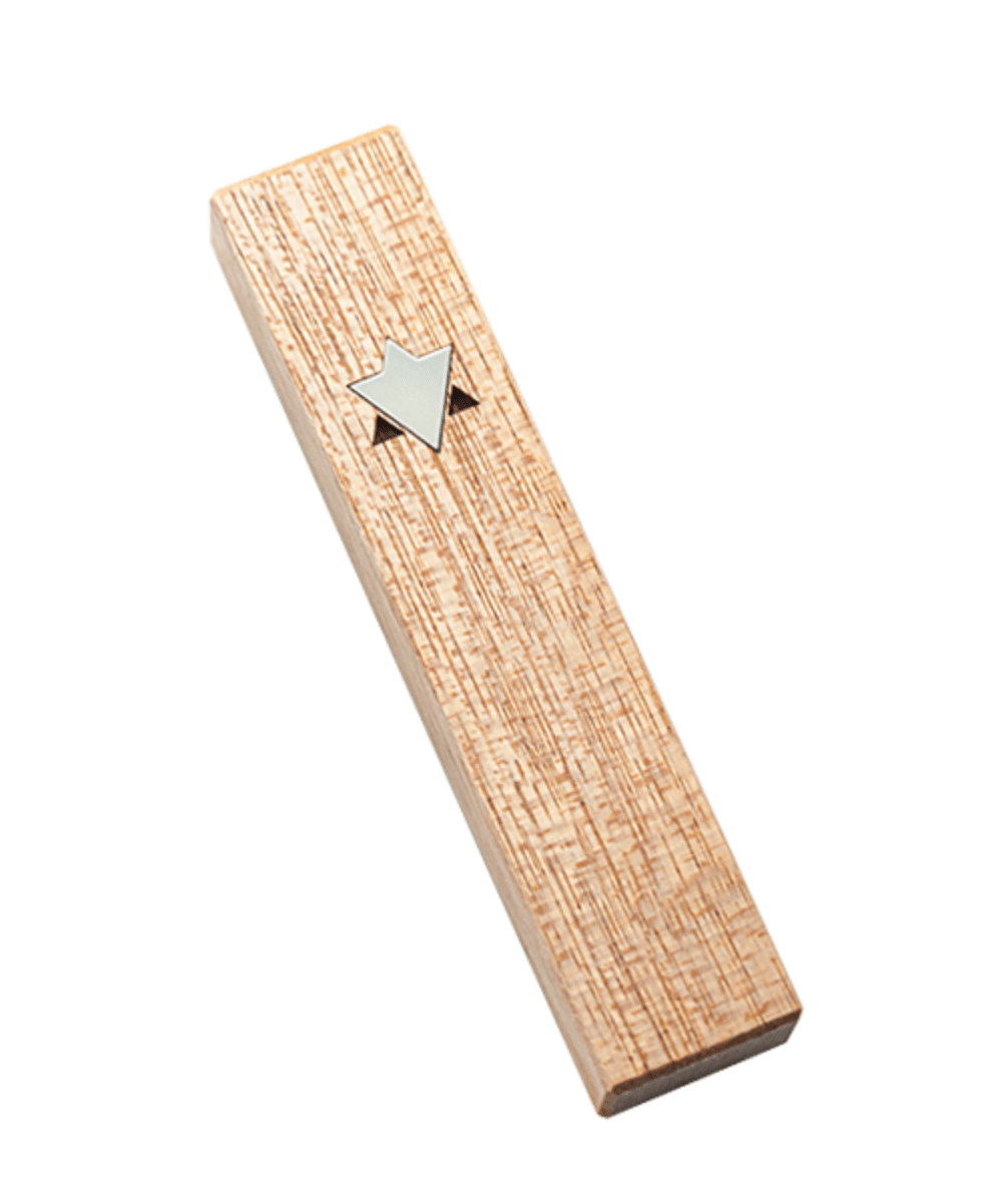 Mezuzah with Star of David by Mi Polin - Medium White、mySite、topwebapps