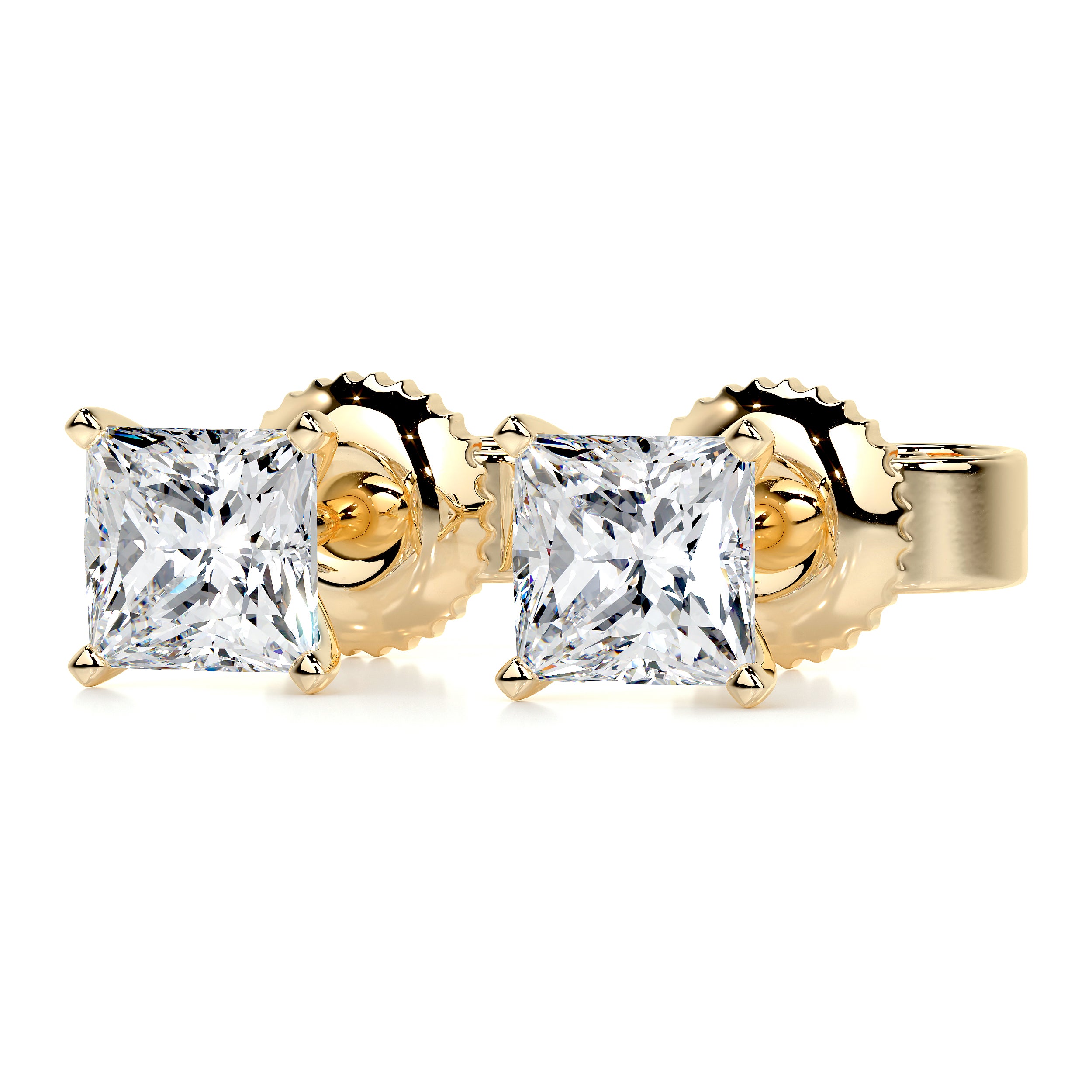 Jamie Lab Grown Diamond Earrings -18K Yellow Gold、mySite、hinf8tx79