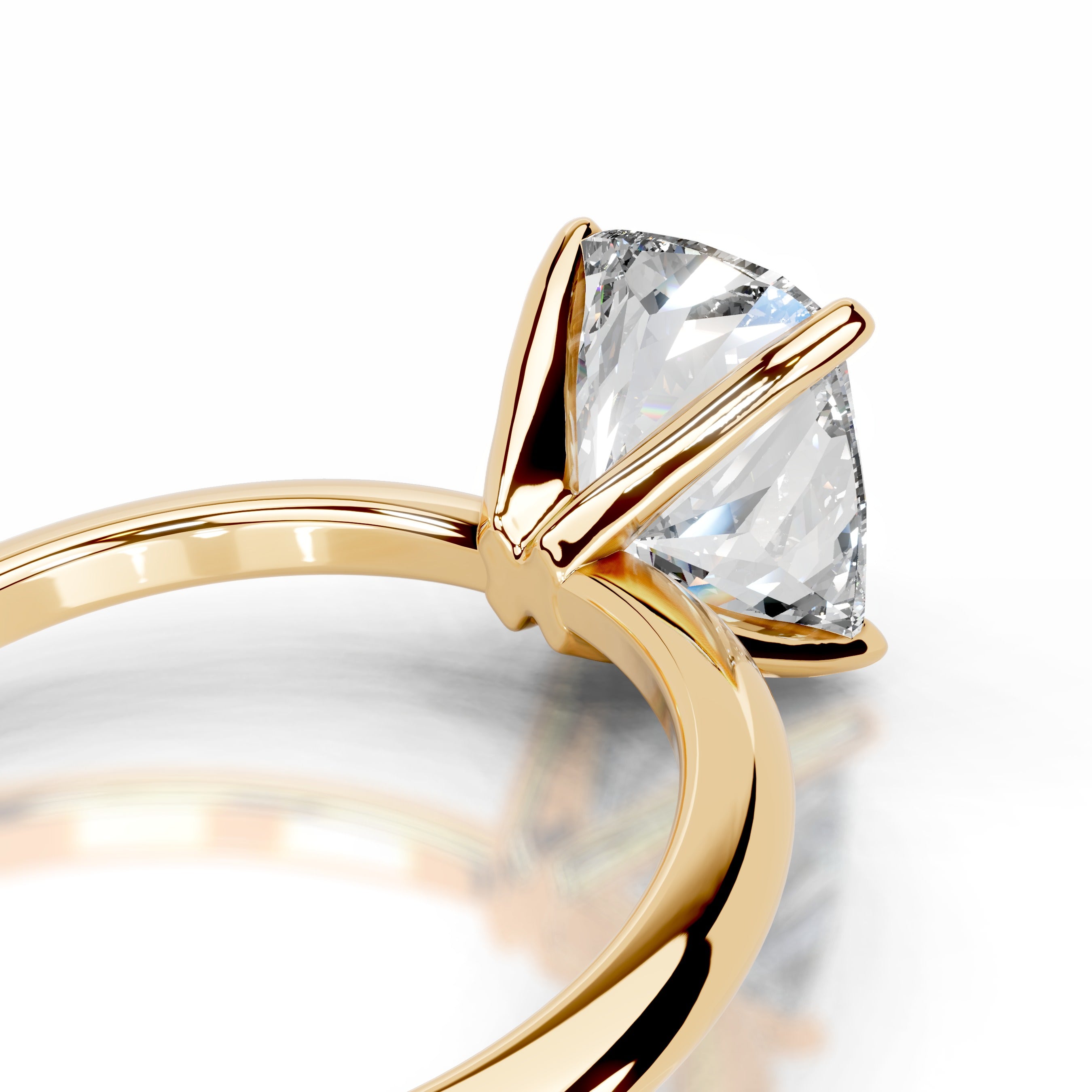 Jael Diamond Engagement Ring - 18K Yellow Gold、mySite、hinf8tx79