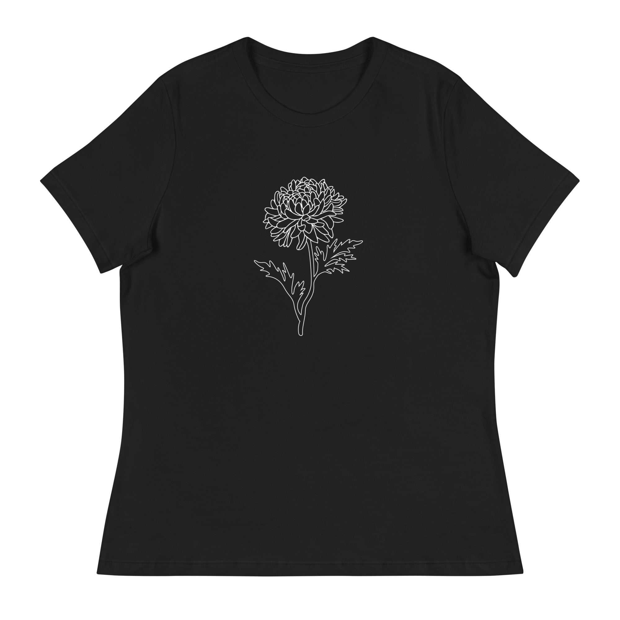 Chrysanthemum Women's Relaxed T-Shirt、mySite、camillekostekn