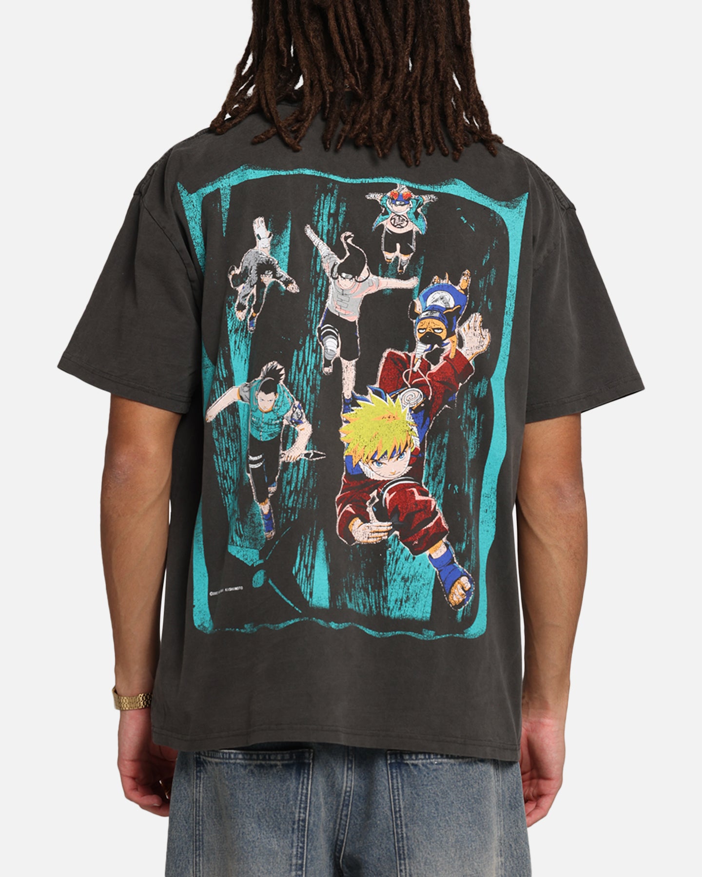 73 Studio X Naruto Sasuke Retrieval Heavy T-Shirt Black Wash、mySite、zt4zffjzw