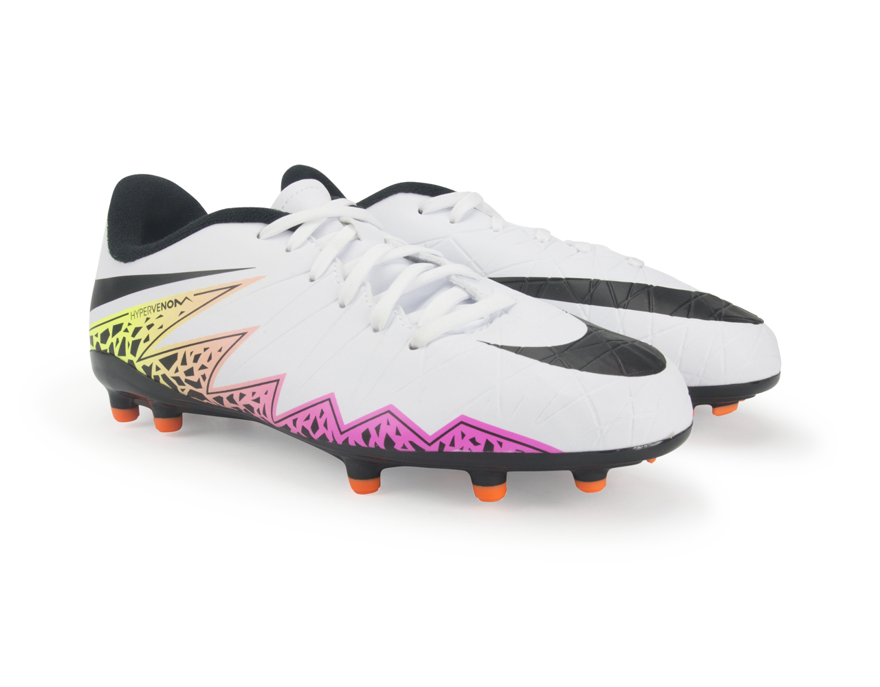 Nike Kids Hypervenom Phelon II FG White/Black/Total Orange、mySite、bottomscart