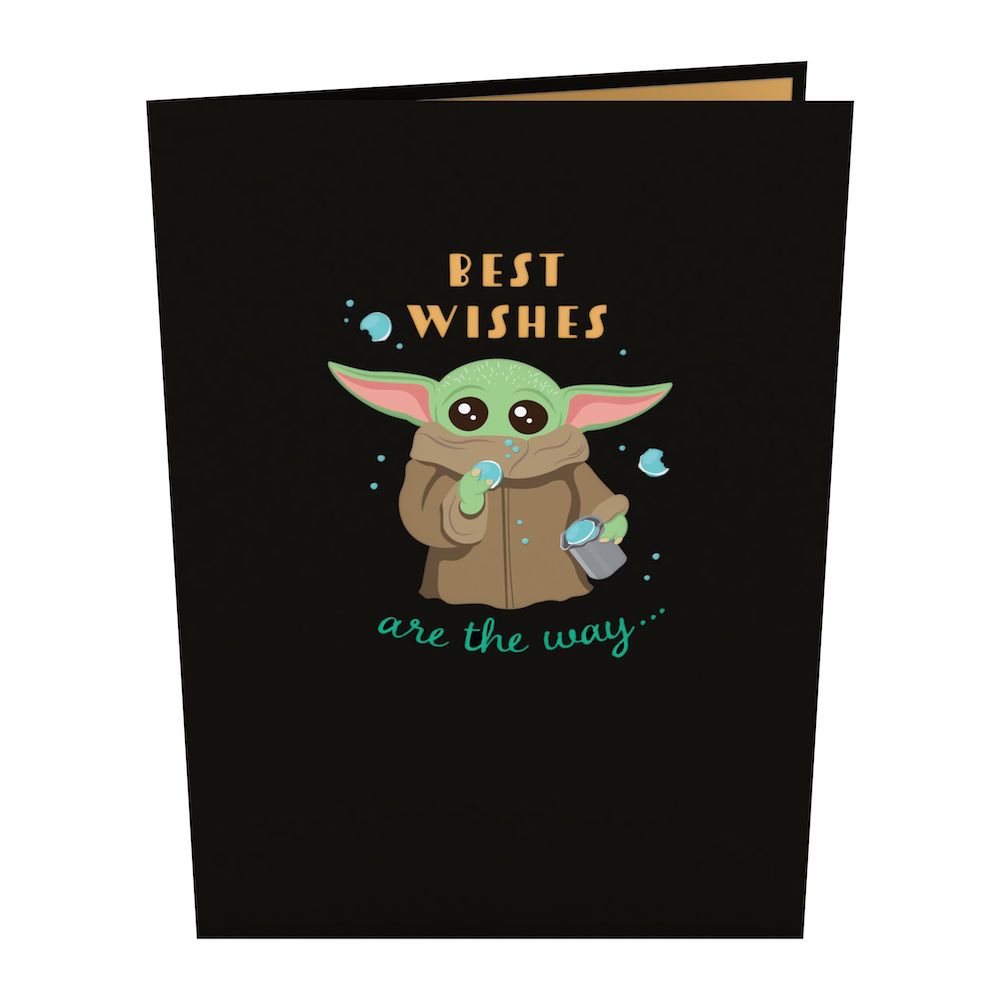 Star Wars™ The Mandalorian™ Grogu™ Birthday Best Wishes Pop-Up Card、mySite、solidvoid