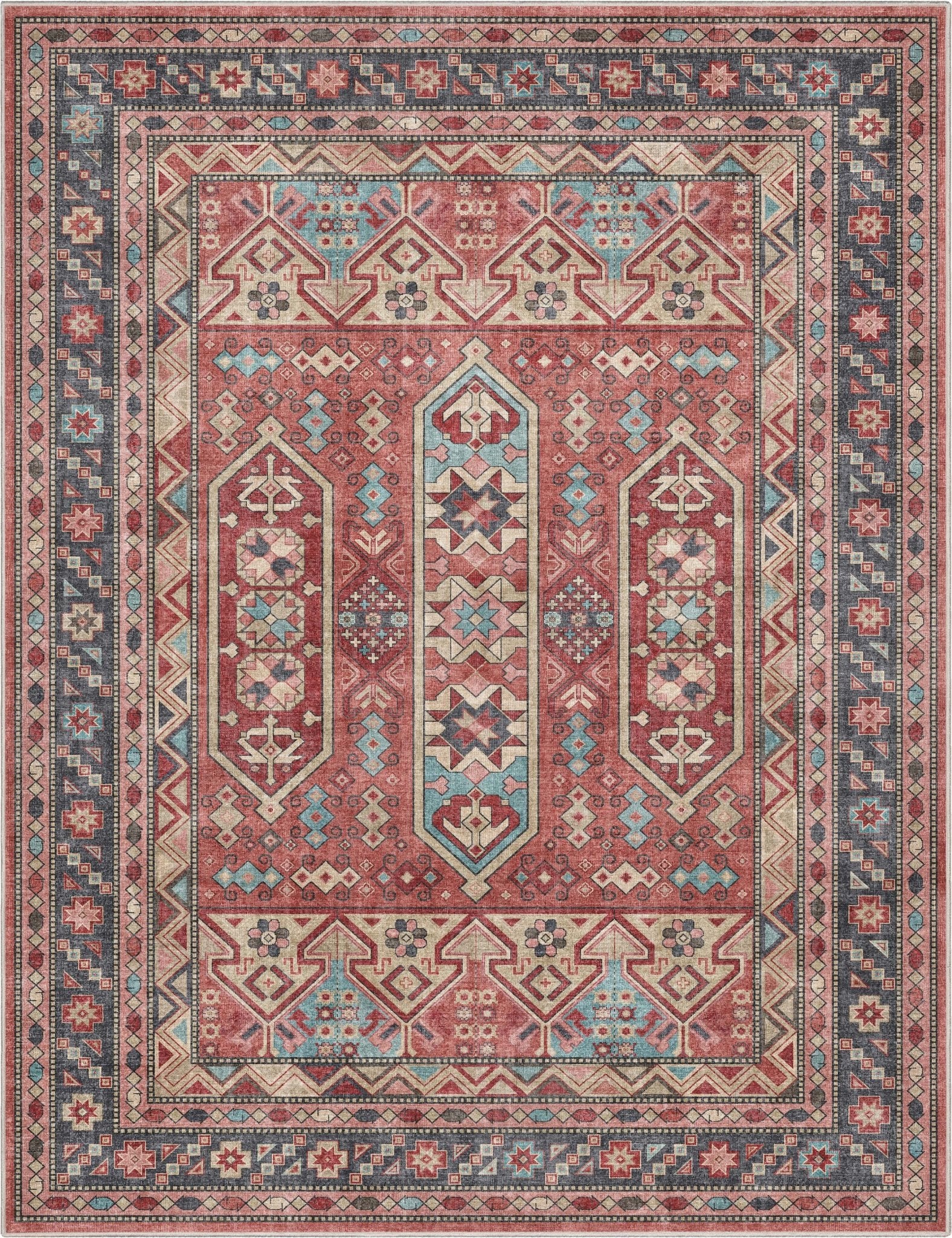 Praha Vintage Global Tribal Flat-Weave Rug、mySite、gigharbornorthrealestate
