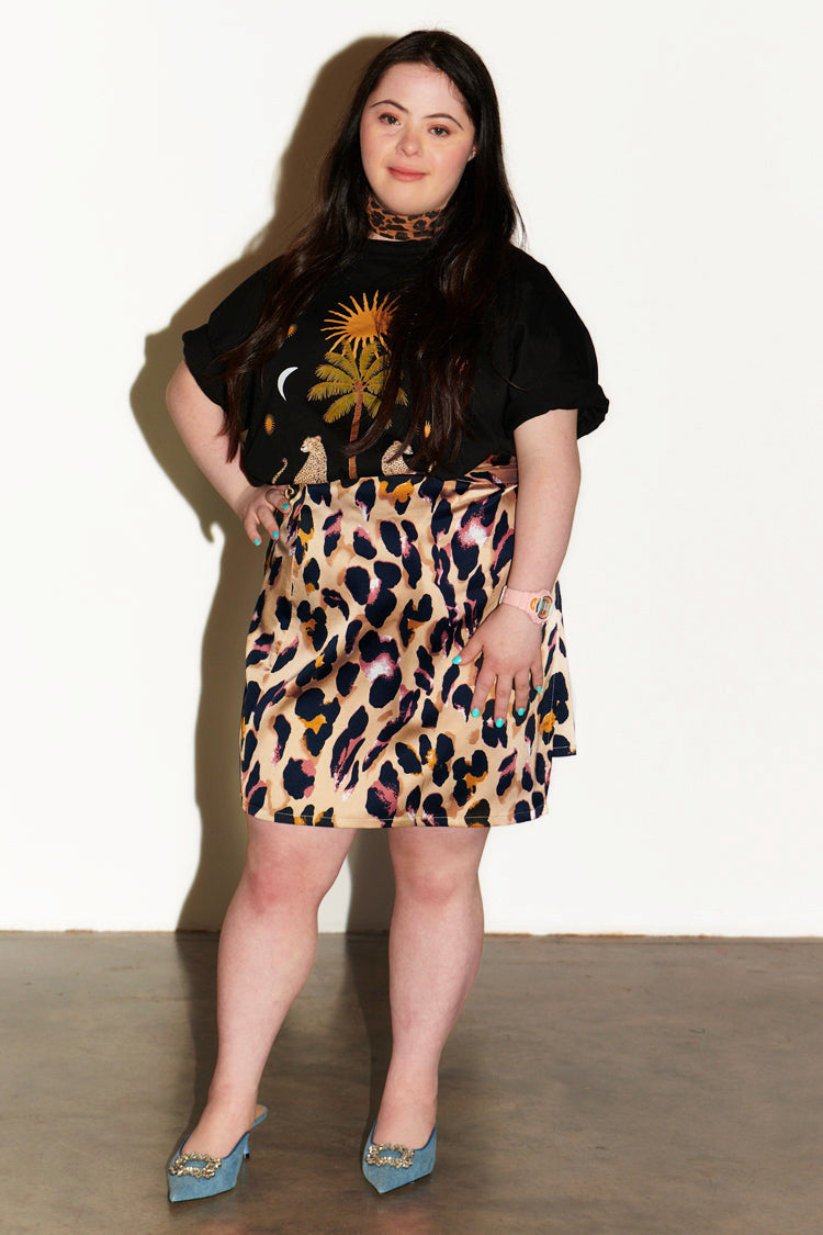 Leopard Mini Jaspre Skirt、mySite、solidvoid