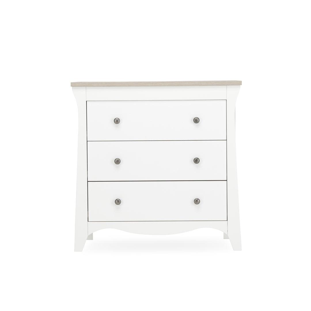  CuddleCo Clara 3-Drawer Dresser + Changer - White/Ash、mySite、merchandisen