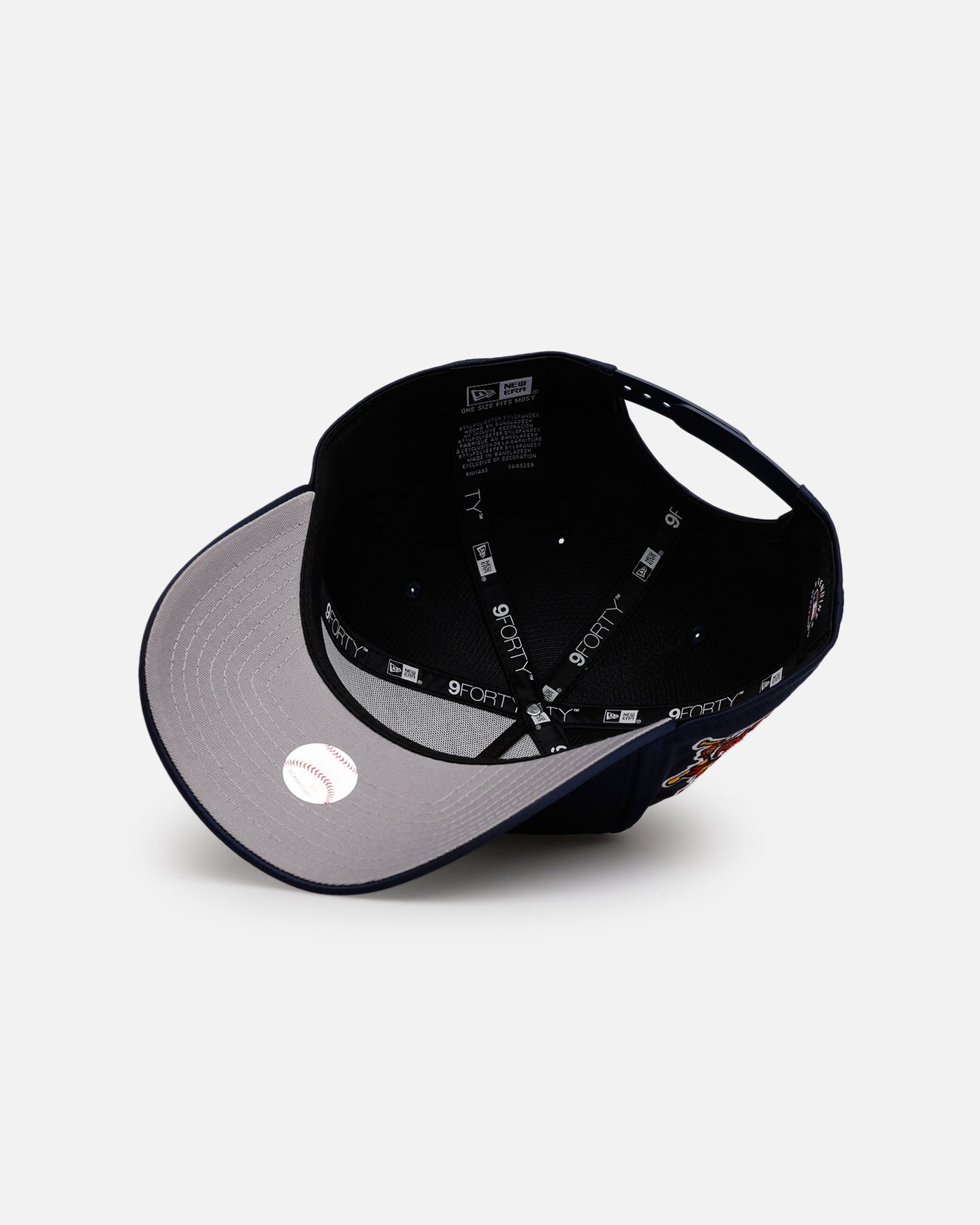 New Era Atlanta Braves 'Team Color Satin' 9FORTY A-Frame Snapback Official Team Color、mySite、zt4zffjzw