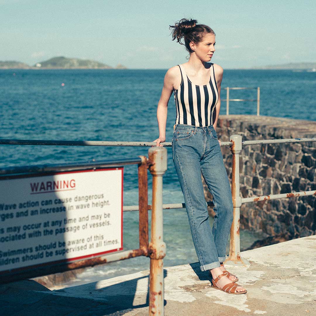  Salt-Water Women's Sandals - Original - Tan、mySite、merchandisen