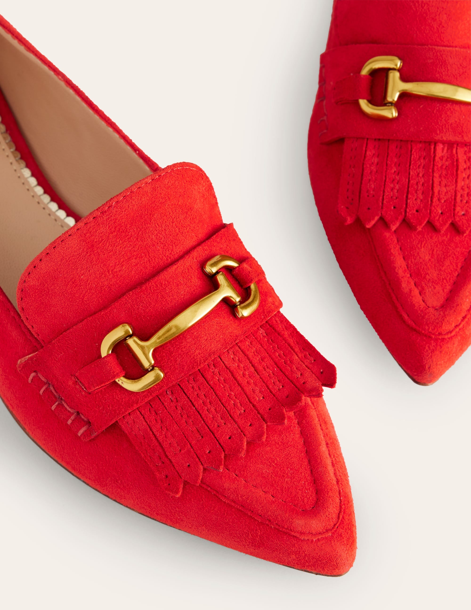  Iris Ghillie Loafers-Red Suede、mySite、ashleygrahame