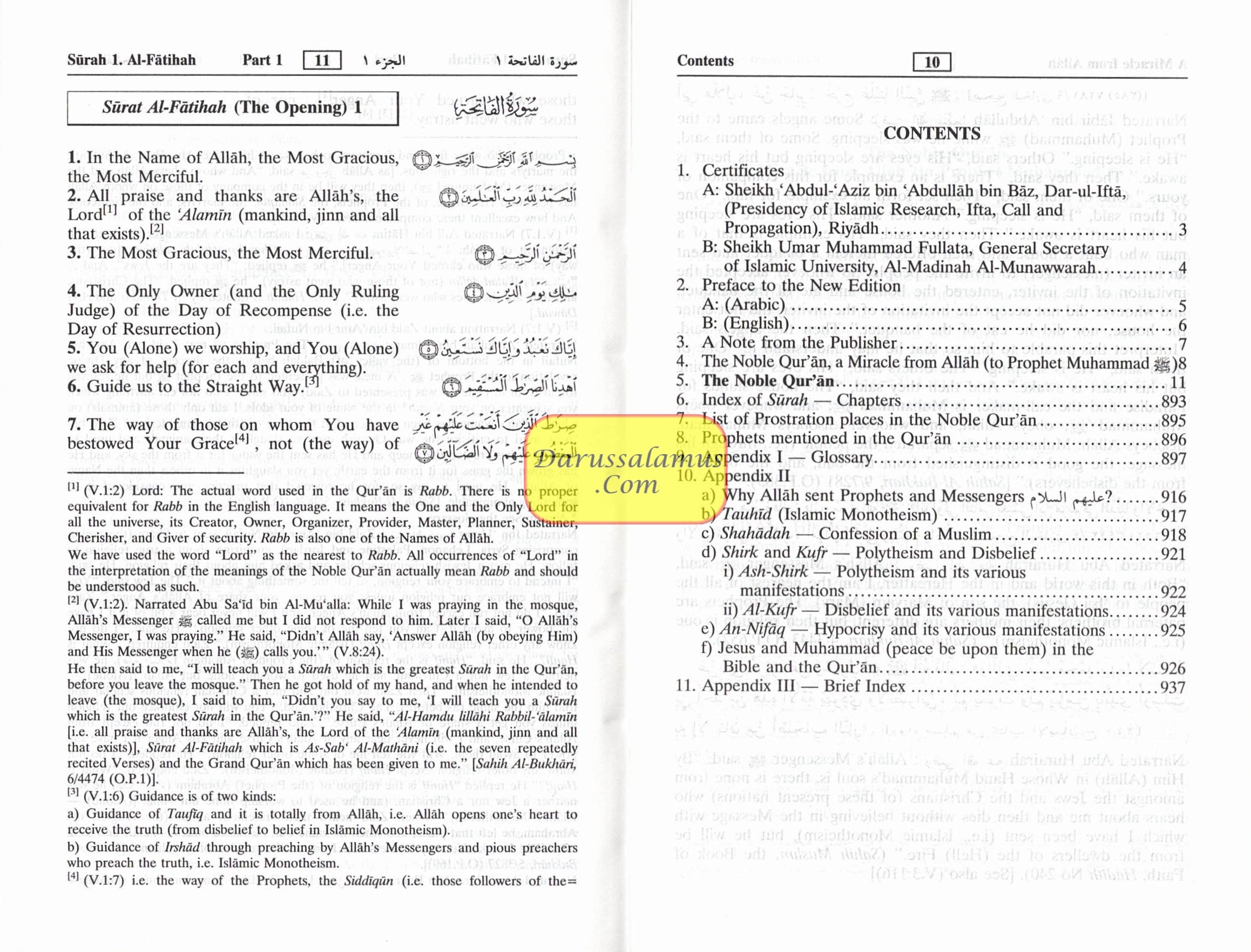 Interpretation of the Meanings of the Noble Quran in the English Language, Arabic and English (5.8 X 3.8 Inch)、mySite、topwebapps