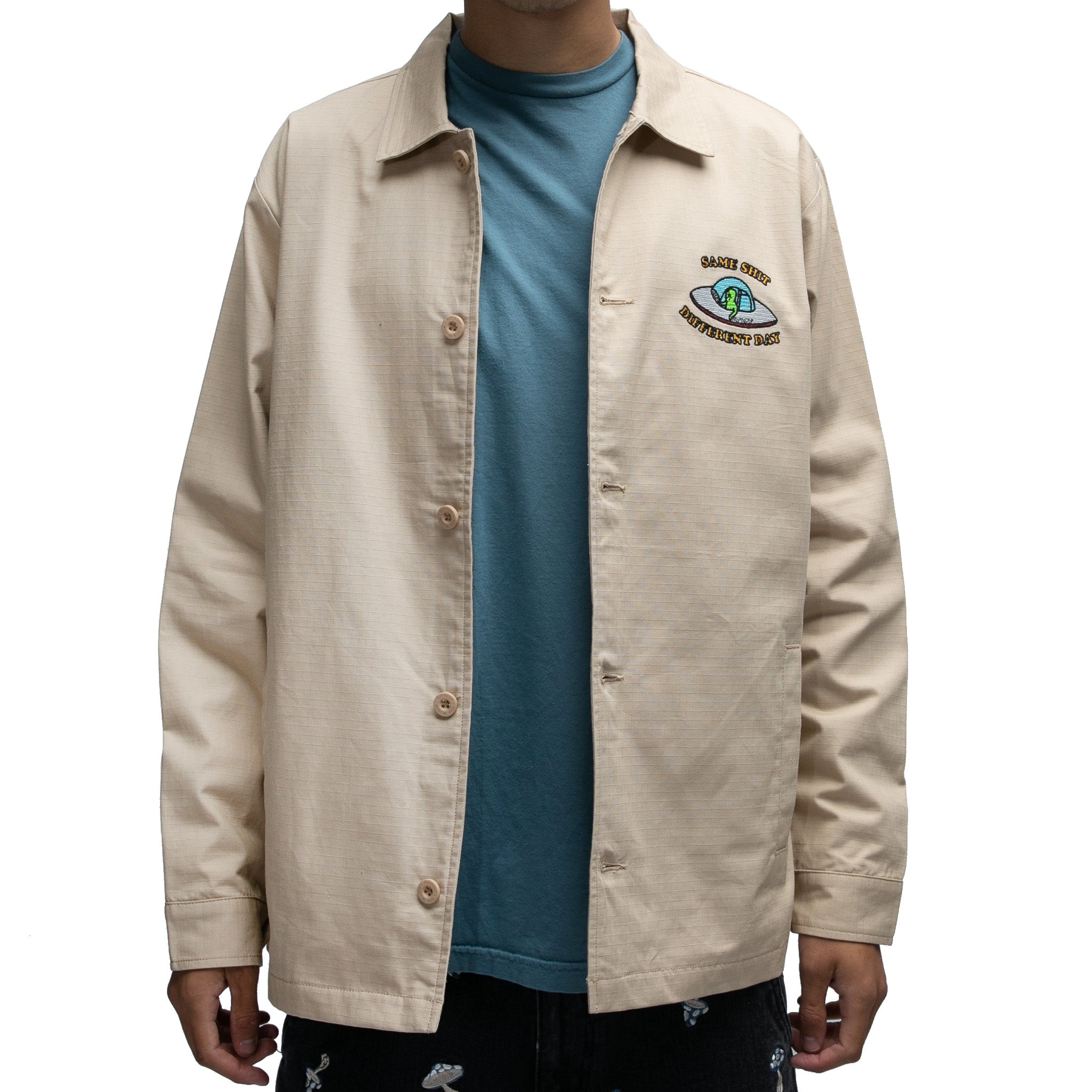  Same Shit Different Day Military Jacket (Khaki)、mySite、merchandisen