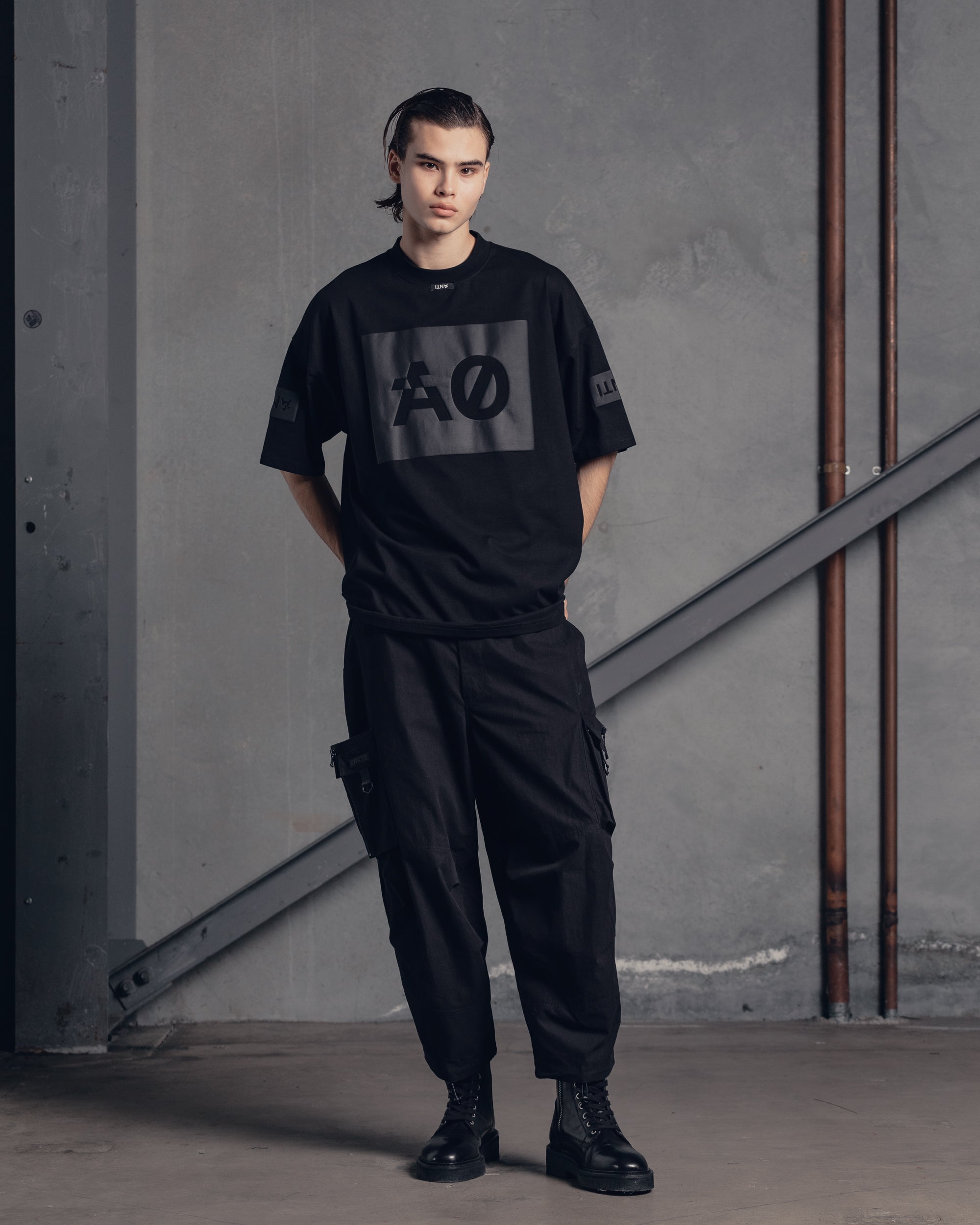The Anti Order Oversized Box T-Shirt Black/Black、mySite、zt4zffjzw