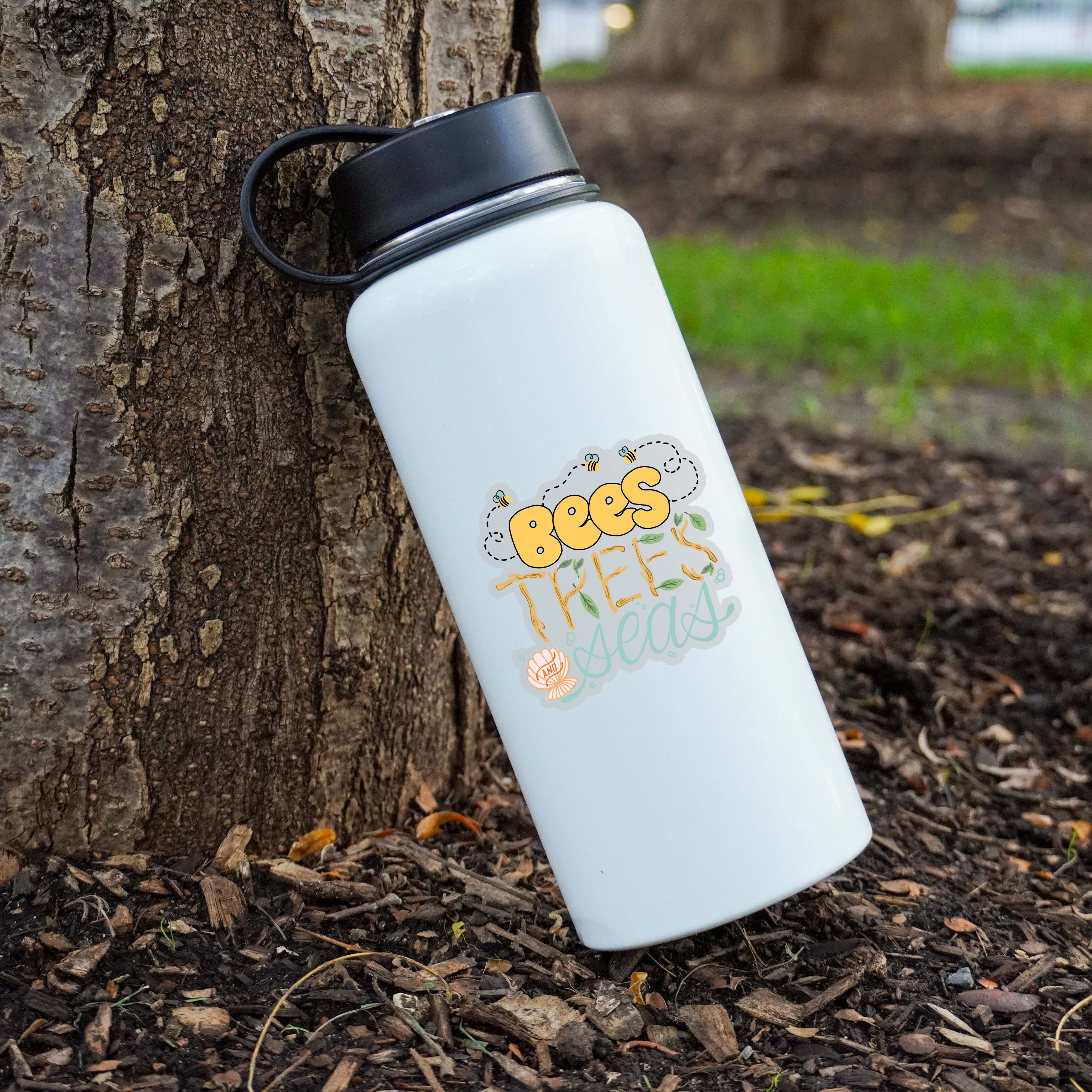  Bees Trees And Seas Clear Sticker、mySite、ghnorth