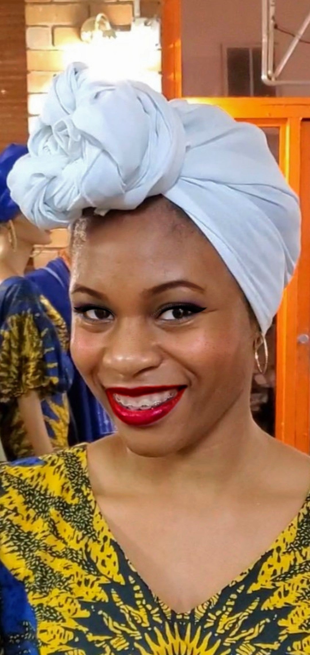 Off White African head wrap-DP3949H2、mySite、solidvoid