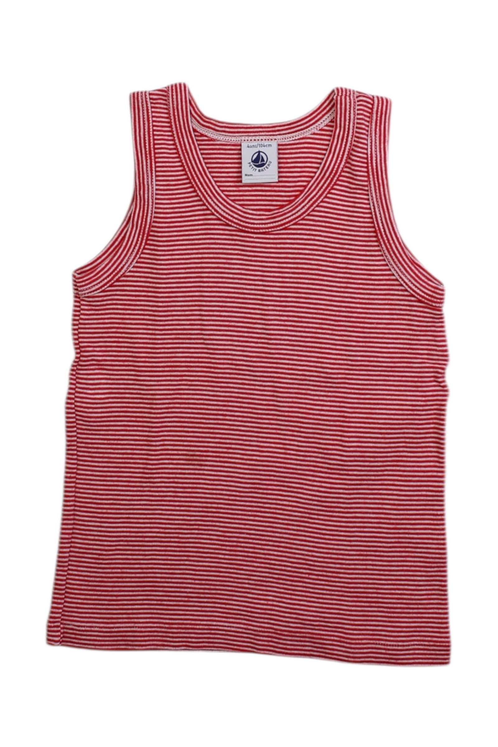 Petit Bateau Striped Sleeveless Tank Top - Size 4T、mySite、g9winljtr