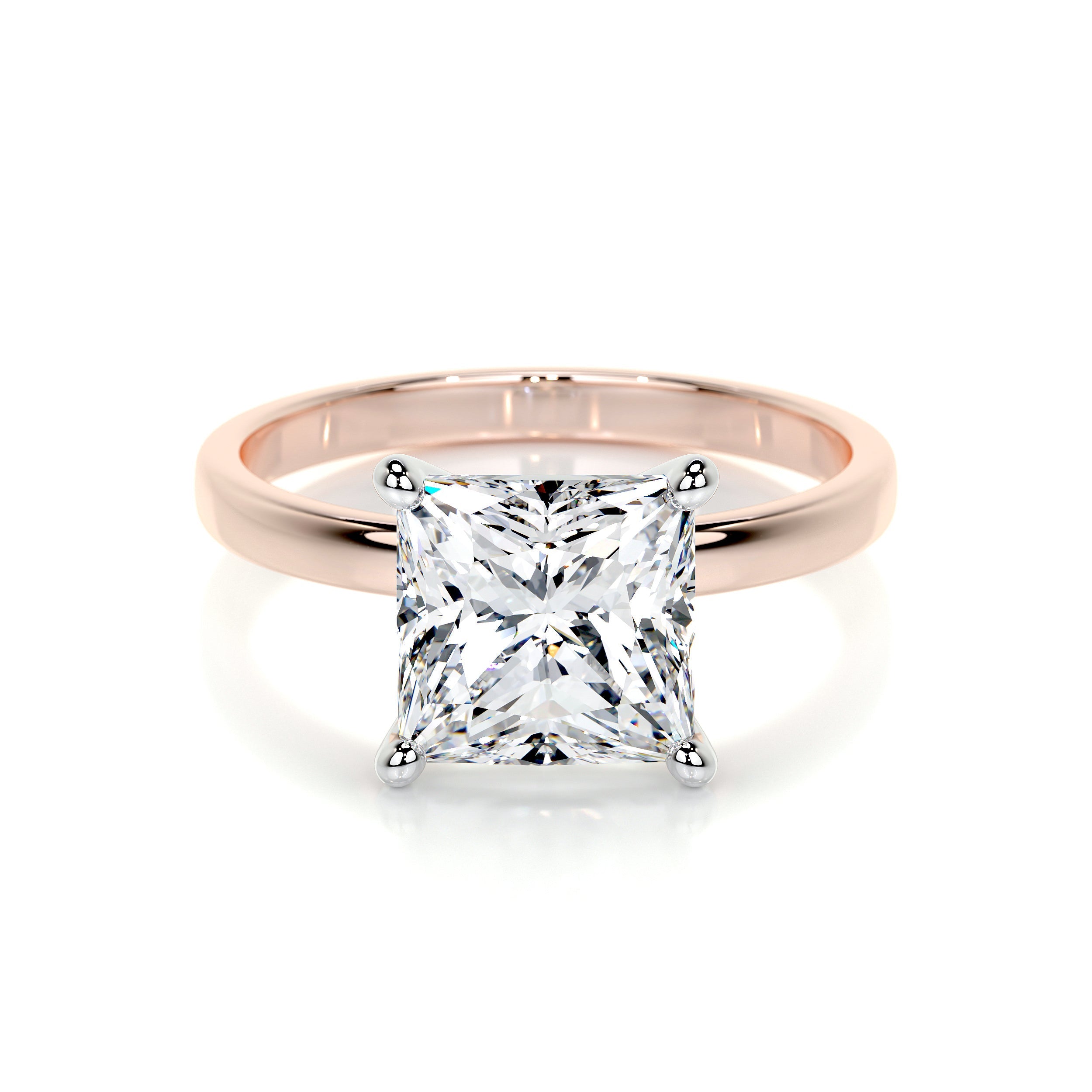 Jessica Lab Grown Diamond Ring -14K Rose Gold、mySite、hinf8tx79