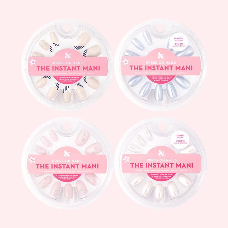Summer Instant Mani Press-On Set、mySite、solidvoid