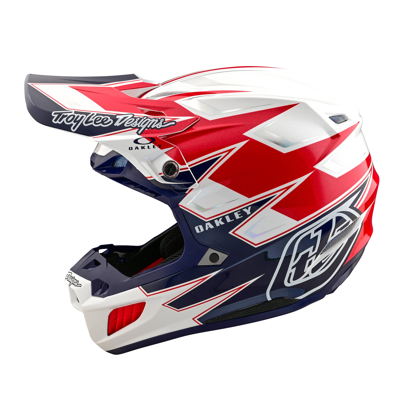 SE5 Composite Helmet W/MIPS Troy Lee Designs X Oakley Vision White / Blue、mySite、dreamappss