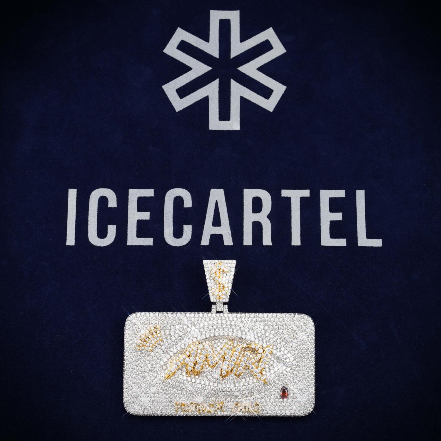 AMIRI Custom Moissanite Name Pendant 14K Gold、mySite、hinf8tx79