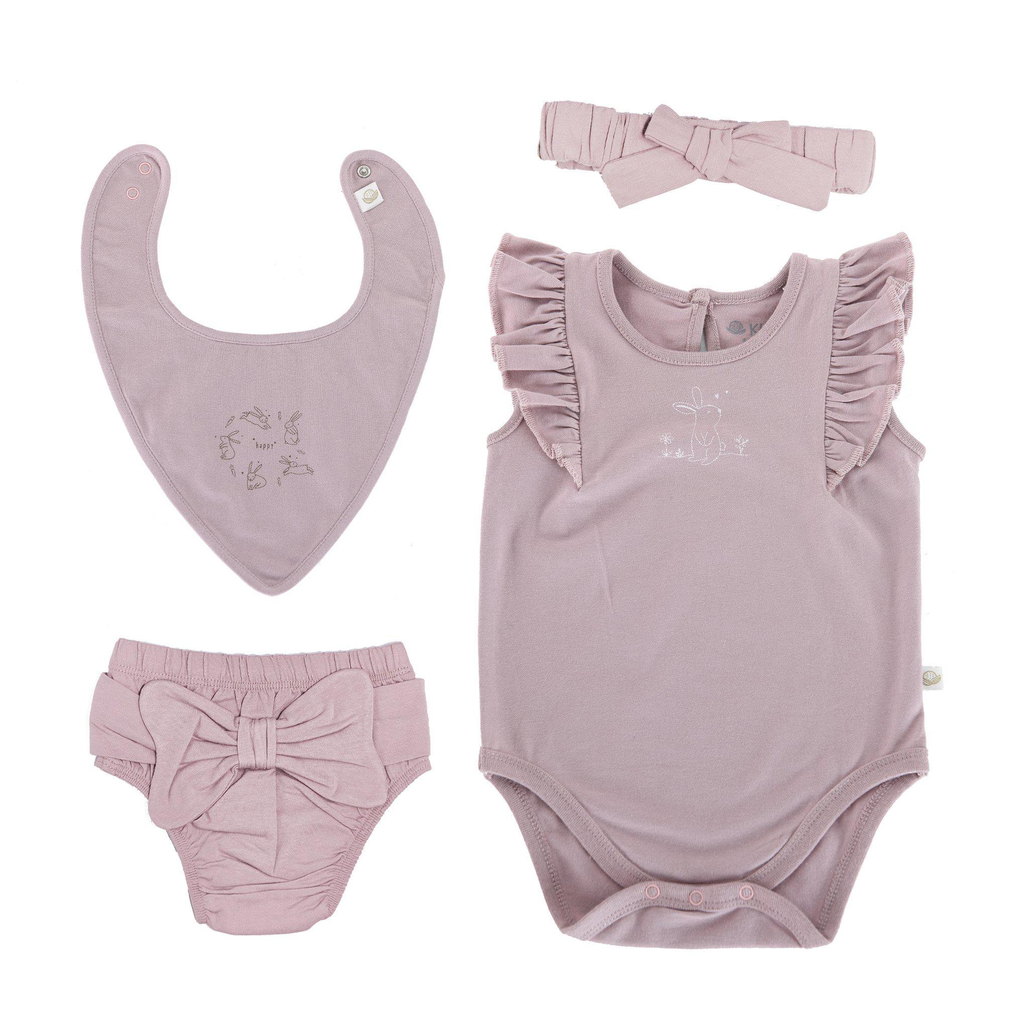 RETIRED - Kudaa Organic Frilly Gift Set - Wood Rose、mySite、g9winljtr