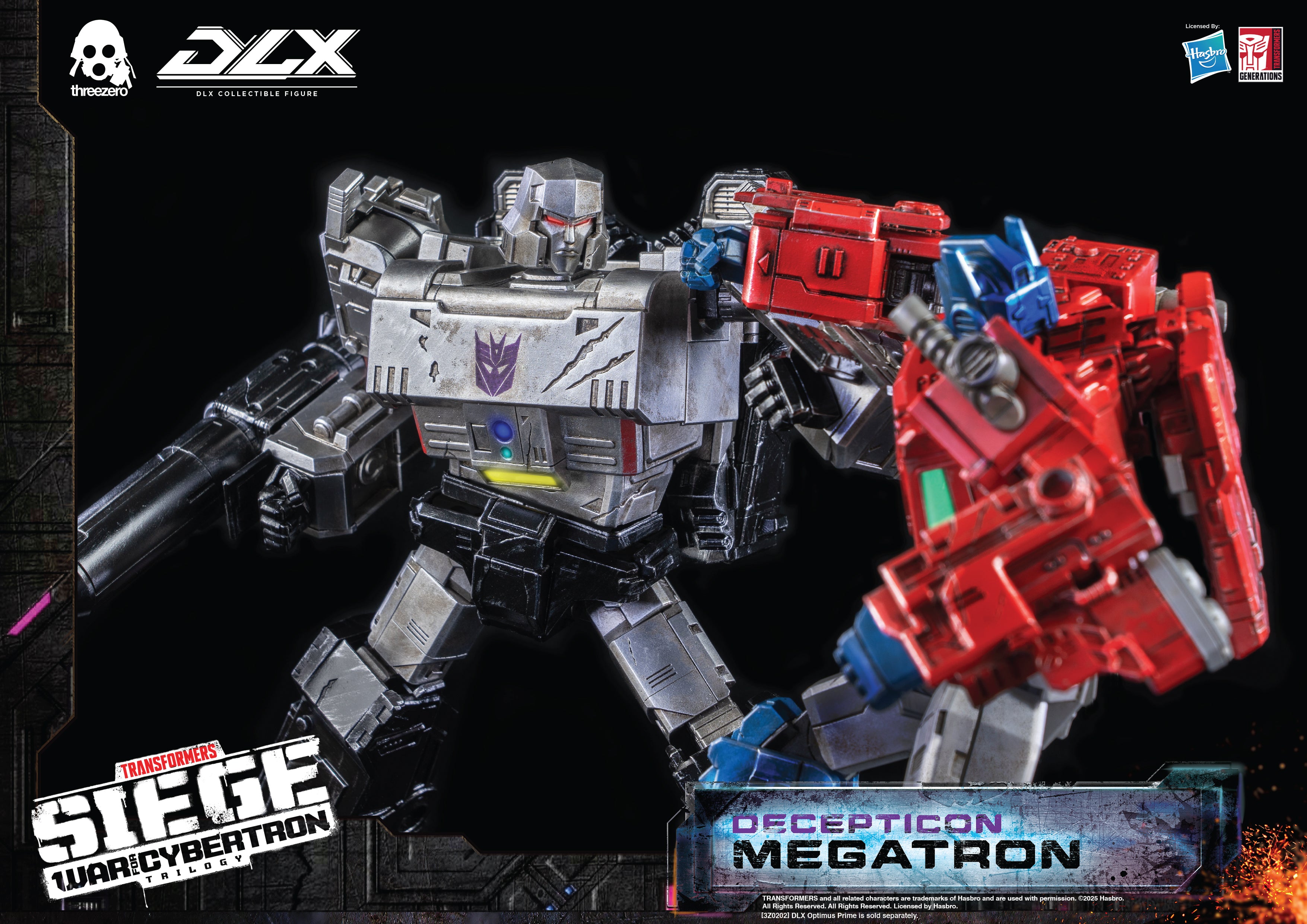 Threezero Transformers: War for Cybertron Trilogy DLX Megatron、mySite、hgirdovlk