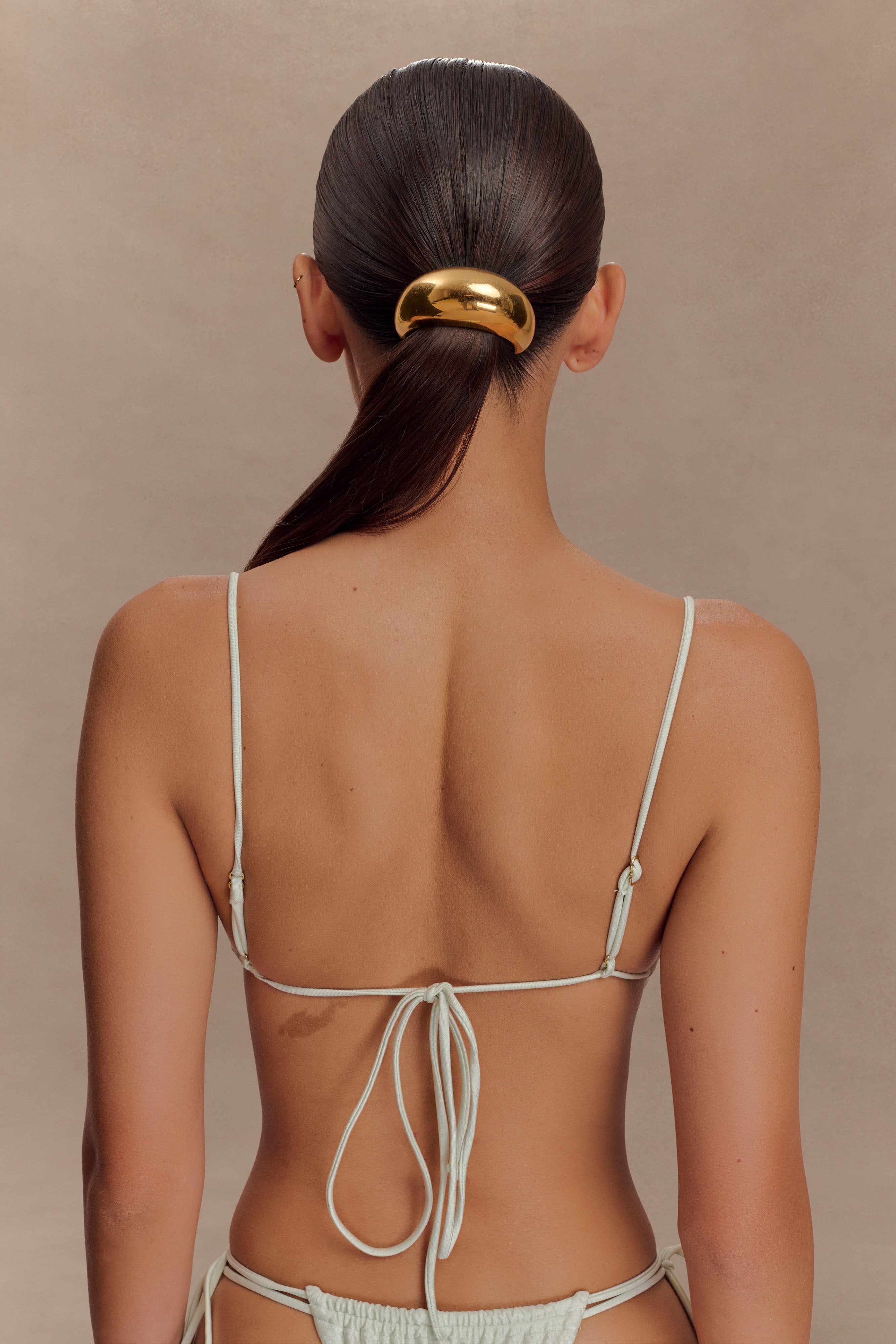 Memphis Beaded Bikini Top - Mint、mySite、solidvoid