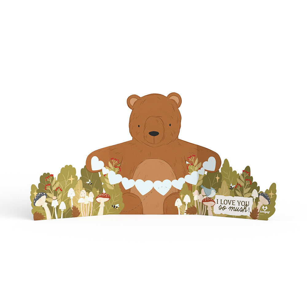 Happy Father's Day Bear Tri-Fold Card、mySite、solidvoid