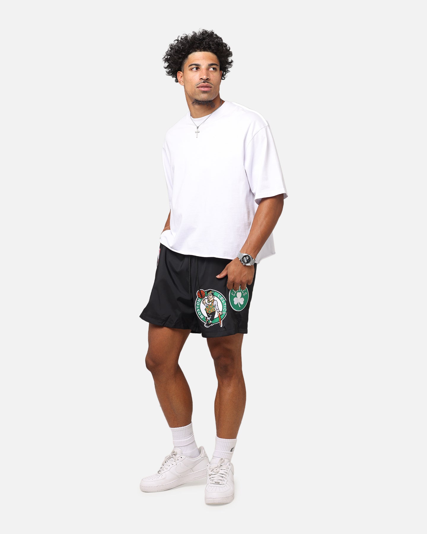 Pro Standard Boston Celtics Classic Woven Shorts Black、mySite、zt4zffjzw