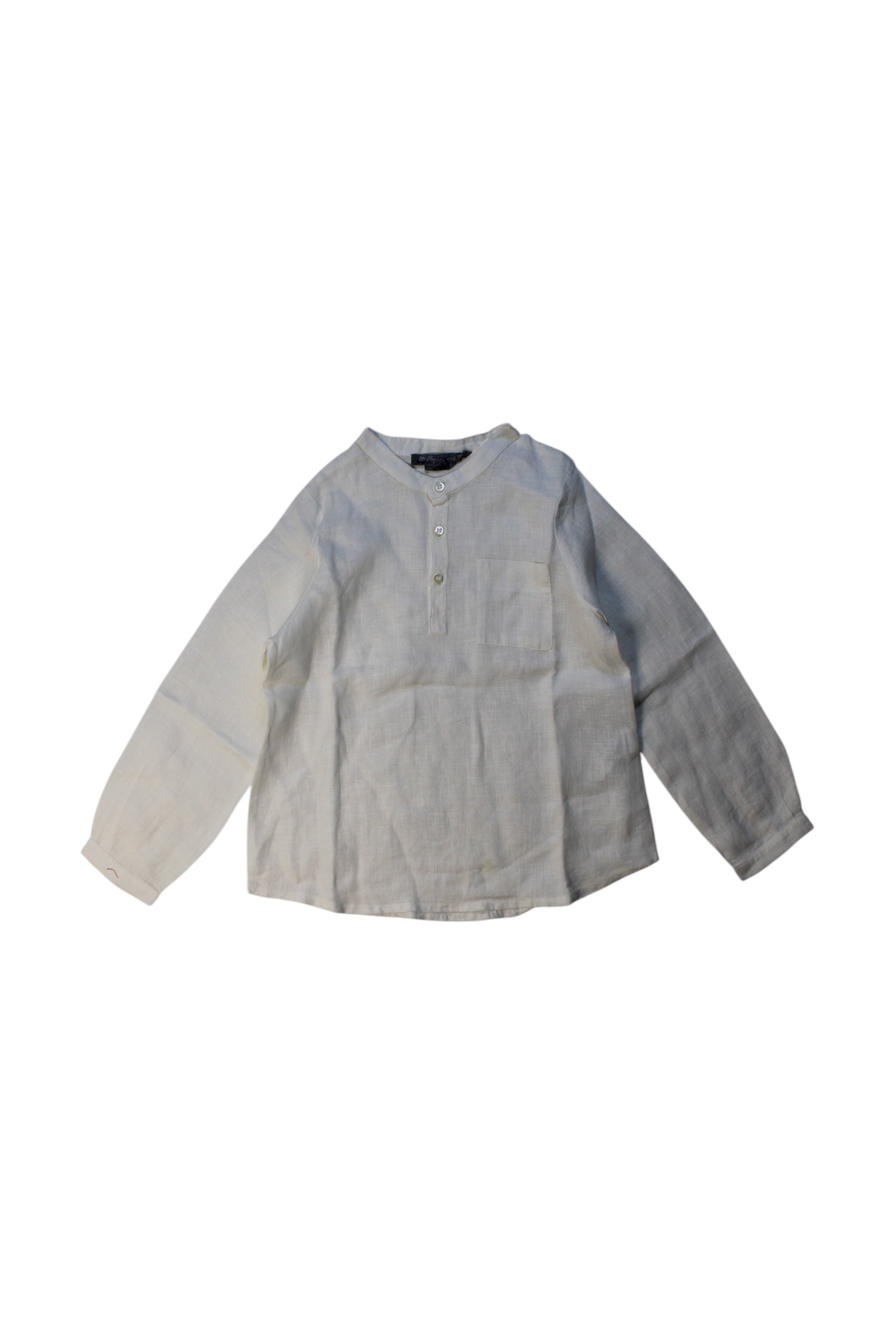 Bonpoint Linen Long Sleeve Shirt 3T、mySite、g9winljtr