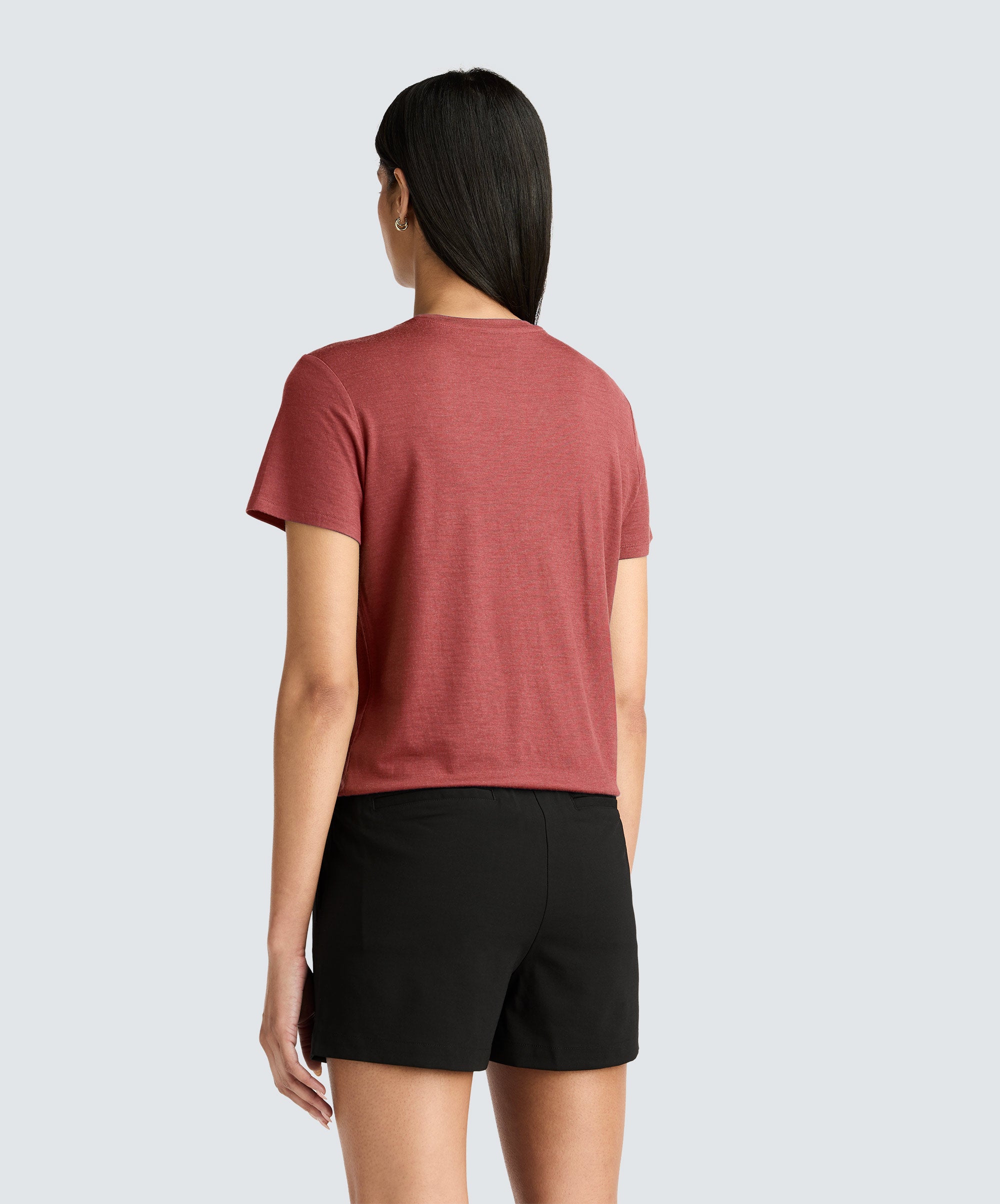 Women's Merino Crew Neck T-Shirt、mySite、noshort