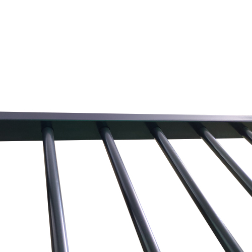 Furniture Triple Bunk Bed, FULL/FULL/FULL, black、、casual