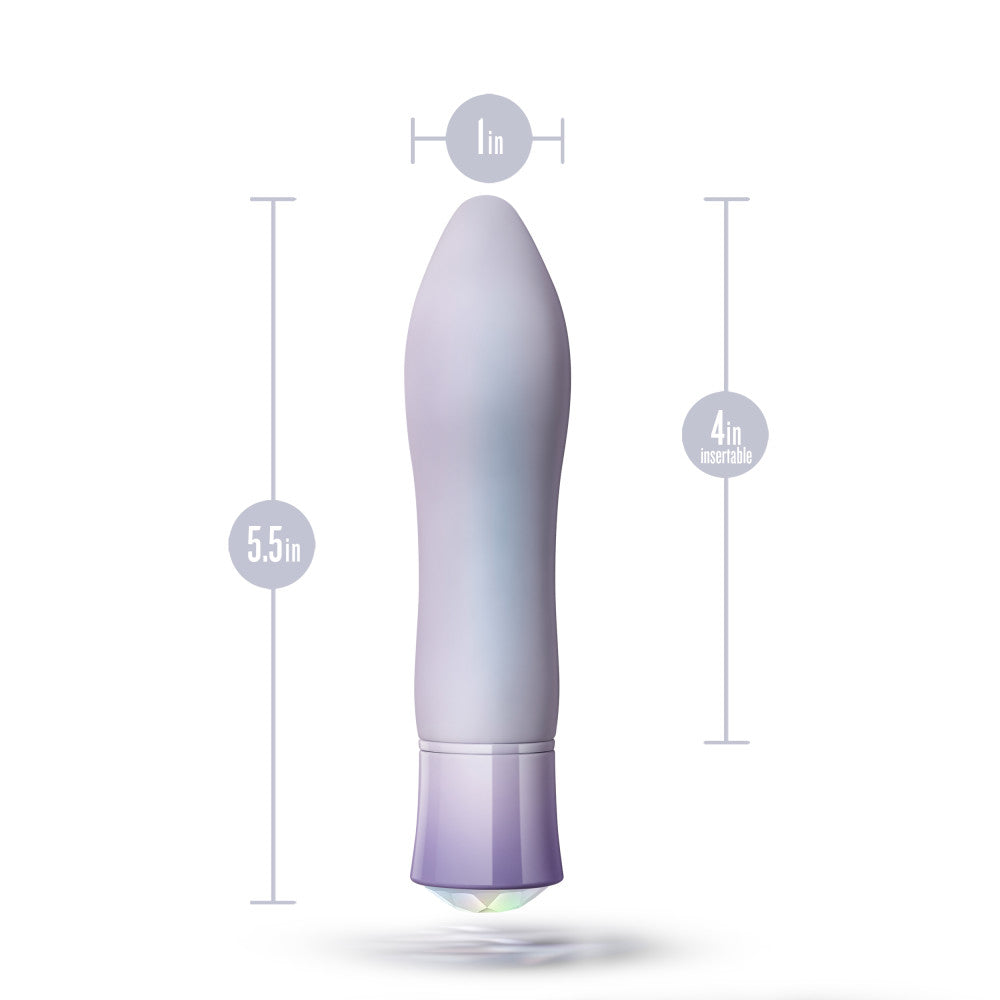 Oh My Gem By Blush® | Revival: 5.5 Inch Warming G Spot Stimulation Vibrator in Opal with Powerful RumboTech™ Technology、mySite、bottomscart