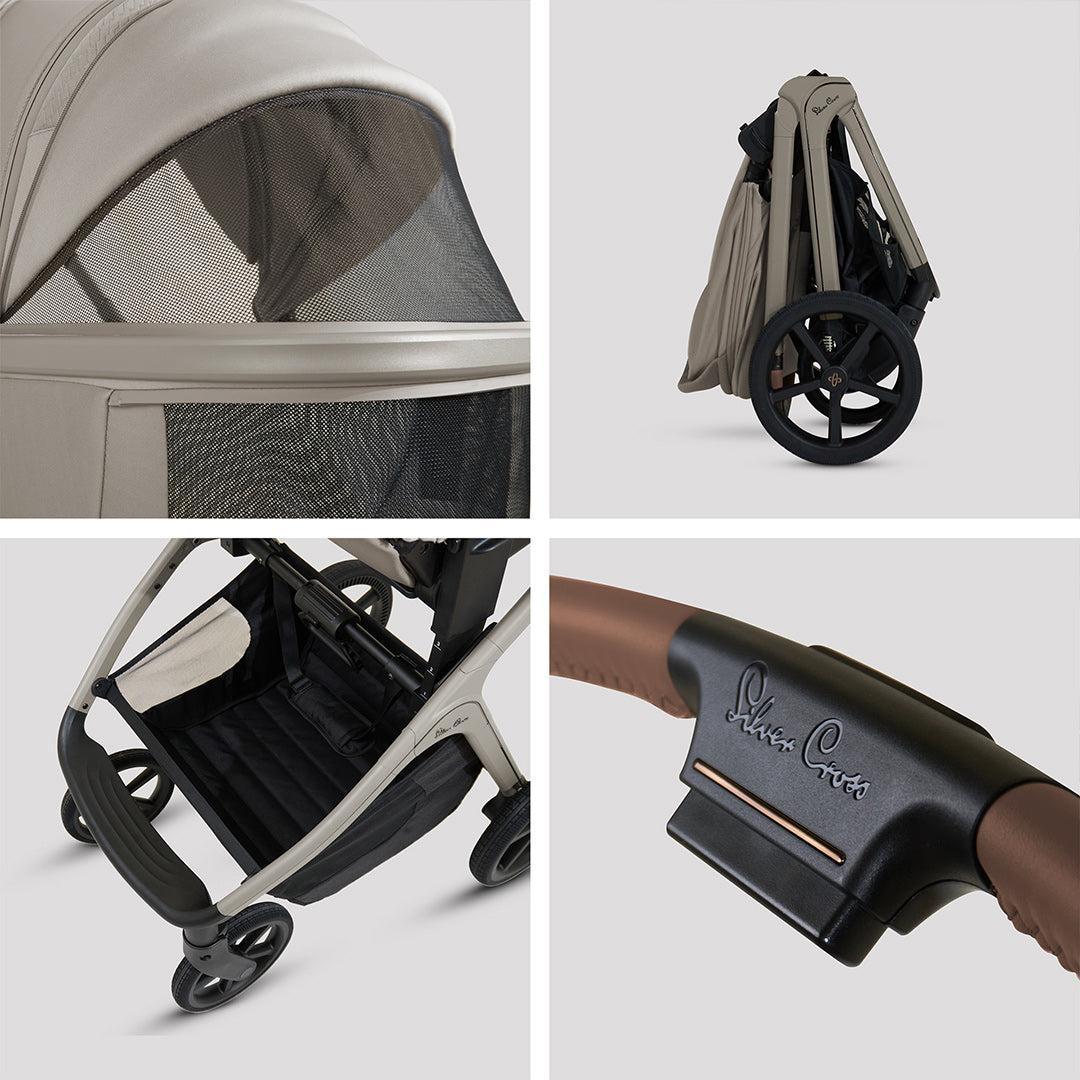  Silver Cross Cove Pushchair Accessory Bundle - Champagne、mySite、merchandisen