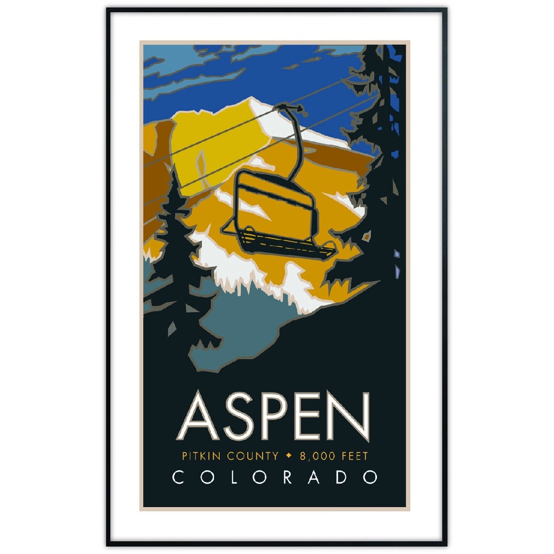 Aspen, Colorado - Poster、mySite、g9winljtr