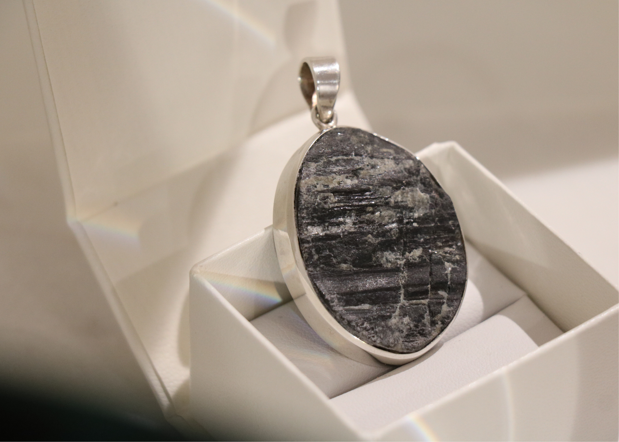 Rough Black Tourmaline Pendant (Sterling Silver)、mySite、topwebapps