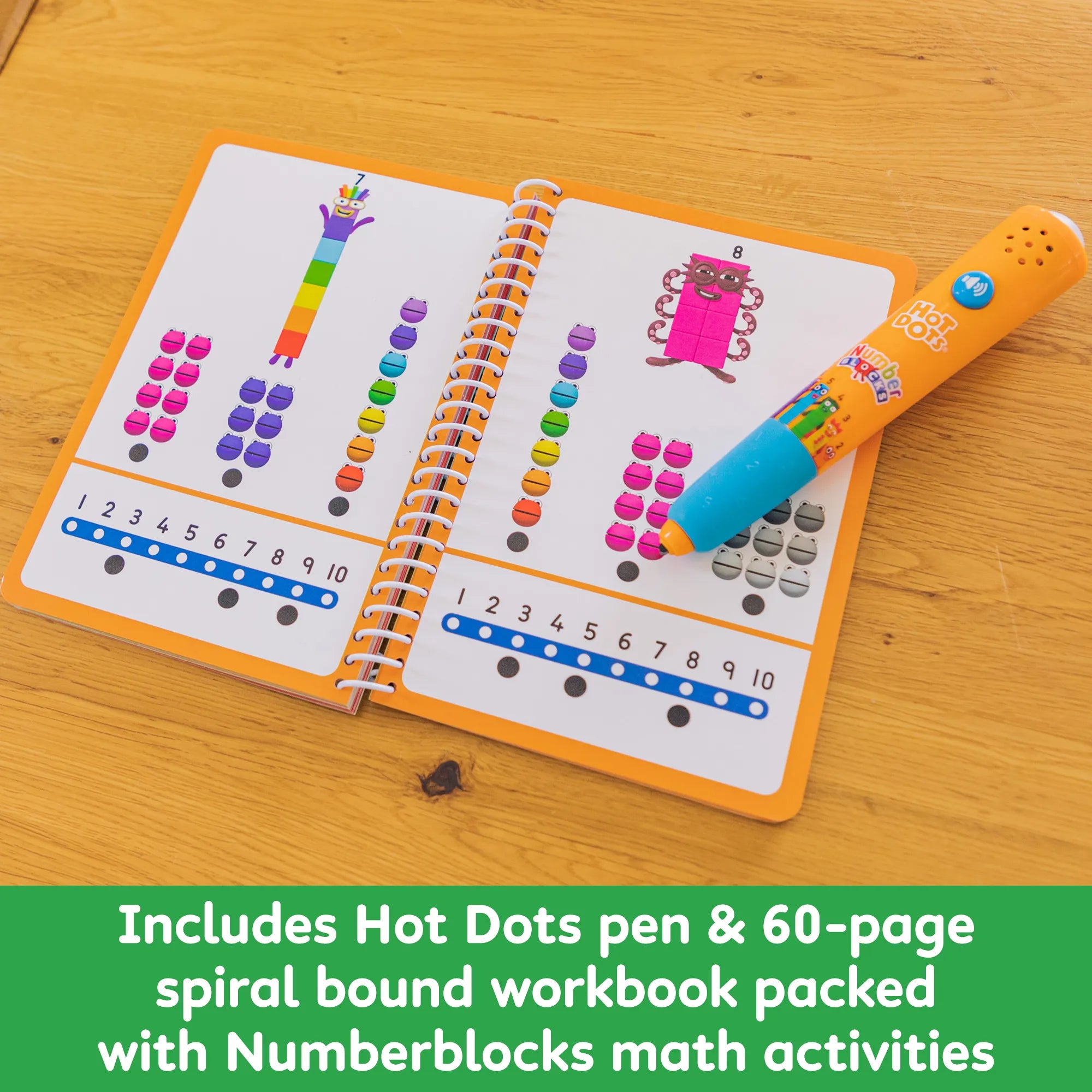 Hot Dots Numberblocks Activity Book 1-10 & Interactive Pen、mySite、lovesweatpilates