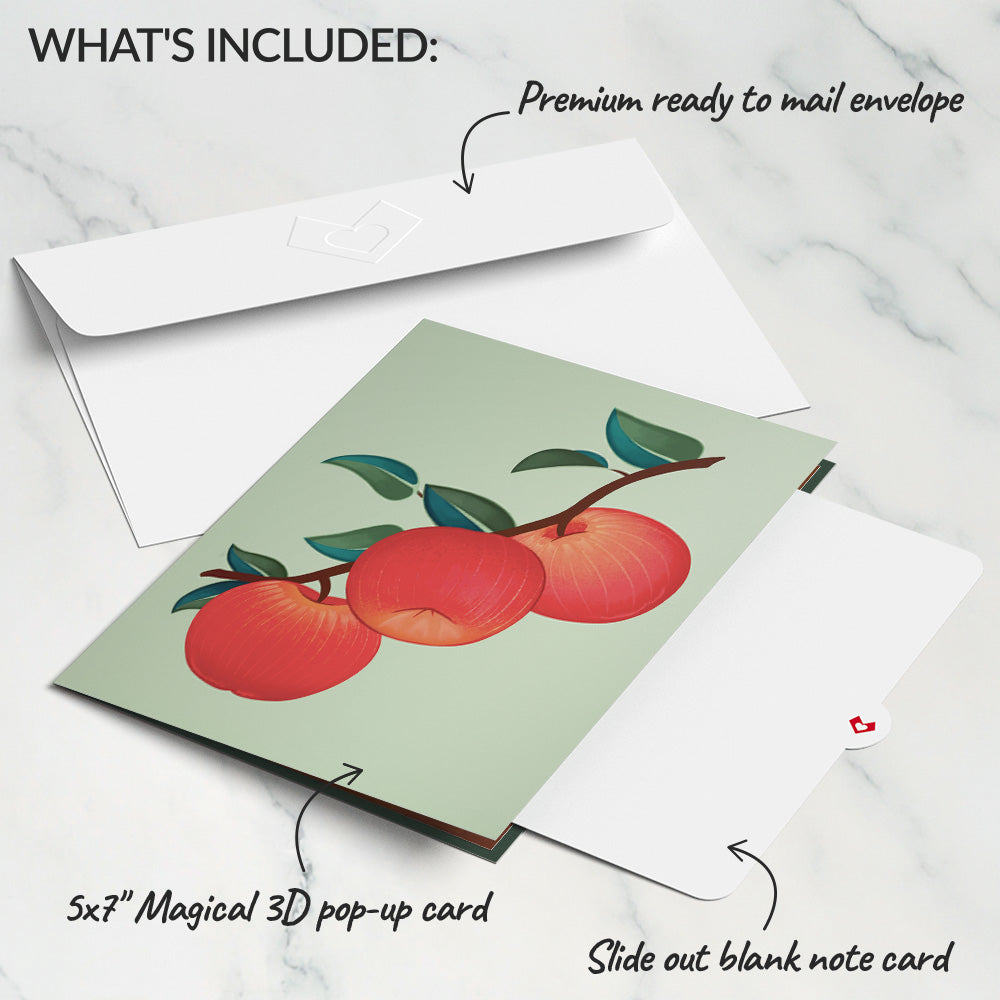 Apple Tree Pop-Up Card、mySite、solidvoid