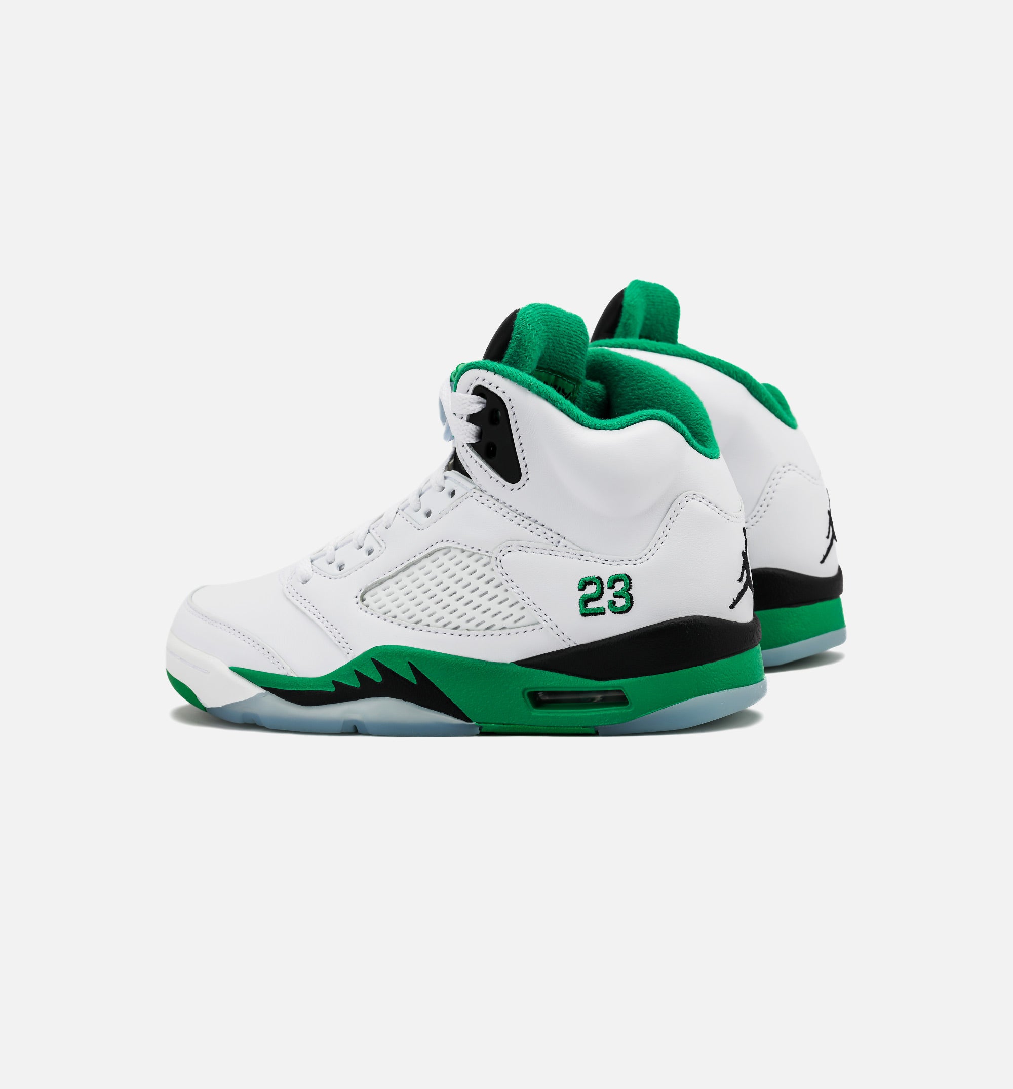 Air Jordan 5 Retro Lucky Green Womens Lifestyle Shoe - White/Lucky Green/Black/Ice Blue、mySite、dreamappss