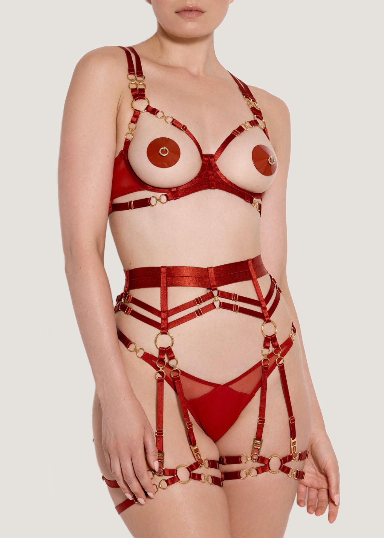  Kleio Ouvert Wire Bra (Burnt Red)、mySite、justintrudeaud