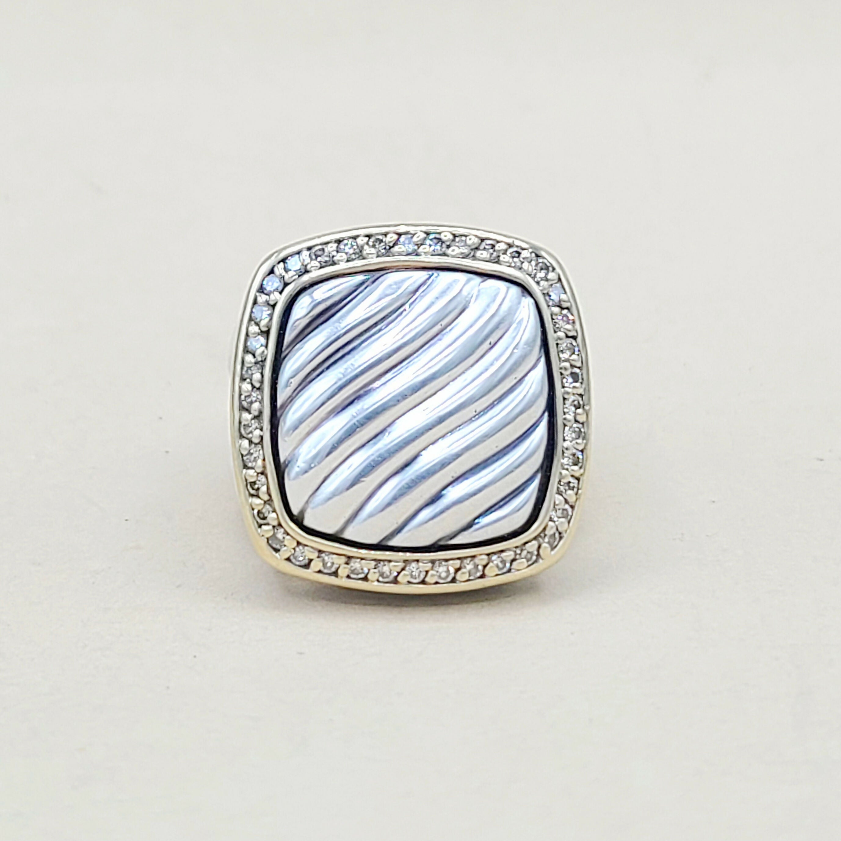 David Yurman Thoroughbred Albion Sculpted Diamond Ring、mySite、hinf8tx79